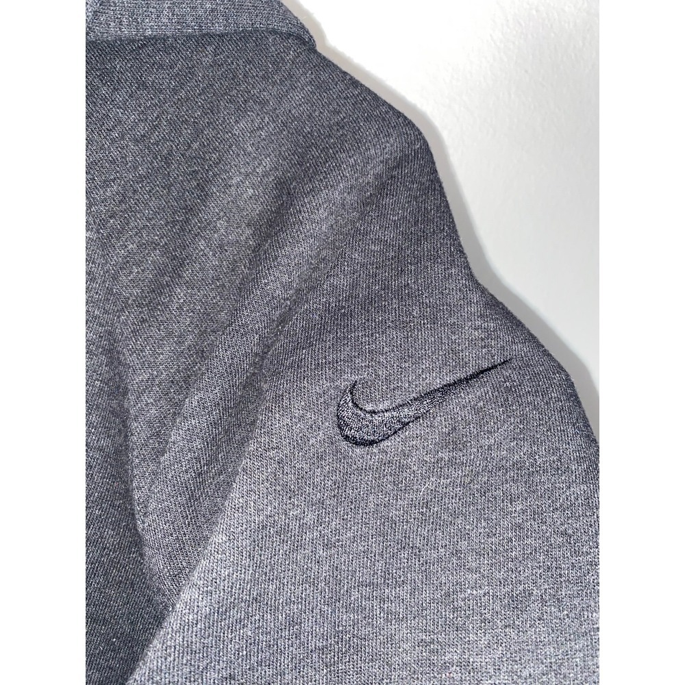 Nike Women's Gray Dri-FIT High Low Split Hem Zip Up Jacket - Picture 4 of 6